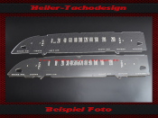 Speedometer Sticker for + Speedometer Glass Ford Galaxie Fairlane 1961 120 Mph to 200 Kmh