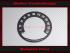 Speedometer Disc for Harley Davidson Softail Deluxe FLDE 2018 2020 Ø100 Mph to Kmh