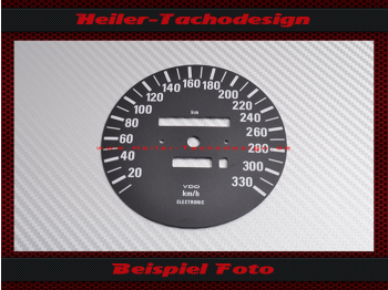 Tachoscheibe für BMW E30 330 Kmh