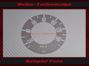 only Speedometer Sticker for VW T2 Bulli 90 Mph to 150 Kmh