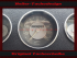 only Speedometer Sticker for VW T2 Bulli 90 Mph to 150 Kmh
