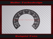 Speedometer Sticker for Honda SL 175 1970 Mph to Kmh