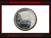 Speedometer Sticker for Honda SL 175 1970 Mph to Kmh
