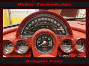 Tachometer dial for Chevrolet Corvette C1 1958 to 1962...