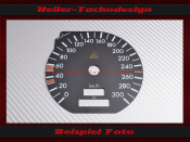 Tachoscheibe für Mercedes Brabus SL600 W129 R129...