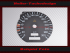 Tachoscheibe für Mercedes Brabus SL600 W129 R129 20iger Skalierung