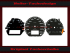 Speedometer dials for VW Corrado 260 km/h with display