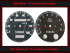 Speedometer dials for Yamaha XS 650 1970 140 Mph to 220 Kmh