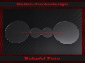 Complete Set Speedo Glasses for Alfa Romeo 2000 GTV Bertone