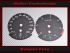 Speedometer Disc for BMW E60 E61 Diesel 260 to 5,5 with Oel Temperature Display 50 100 150