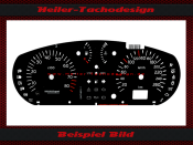 Speedometer Disc for Renault Clio V6 Phase 2 Mph to Kmh