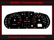 Speedometer Disc for Renault Clio V6 Phase 2 Mph to Kmh