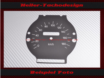 Speedometer Sticker for Chevrolet Monte Carlo 1973 120 Mph to 200 Kmh 1 Display