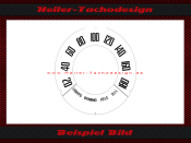 only Speedometer Disc for Motoguzzi V7 Ambassador 120 Mph...