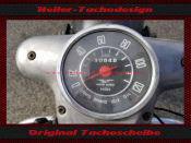 only Speedometer Disc for Motoguzzi V7 Ambassador 120 Mph...