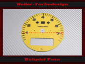 Drehzahlmesser Zifferblatt für Porsche 911 964 993 mit Bordcomputer Roter Bereich ab 6800 UPM