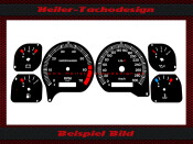Speedometer Disc Jaguar XJS 1991 to1996 Modified to 300 kmh