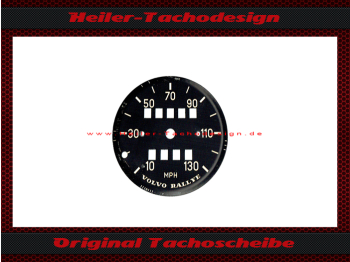 Speedometer Disc for Volvo 142 1969 Mph to Kmh