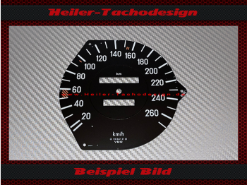 Speedometer Disc for Mercedes W116 450 SEL S Class 170 Mph to 270 Kmh