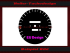 Speedometer Disc for Mercedes W116 450 SEL S Class 170 Mph to 270 Kmh