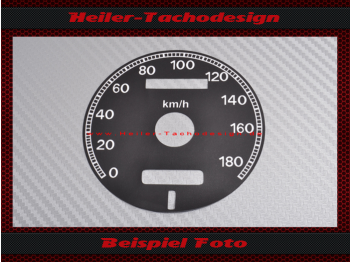 Speedometer Sticker for Ford Ranchero without Removal of the pointer 1973 120 Mph to 190 Kmh - 2
