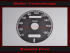 Speedometer Sticker for Ford Ranchero without Removal of the pointer 1973 120 Mph to 190 Kmh - 2