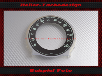Tachoscheibe für Mercedes R230 SL400 SL500 SL600 V12 2002 bis 2008 260 Kmh