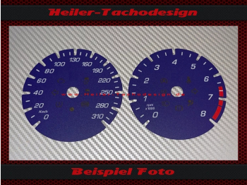 Speedometer Discs for Maserati Ghibli 2014 190 Mph to 310 Kmh