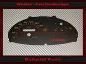 Speedometer Disc for Piaggio Sfera RST 125 50 1995 1996 140 Kmh
