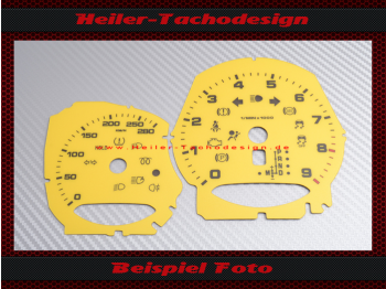 Speedometer Discs for Porsche Boxster 981 Cayman 718 175 Mph to 280 Kmh 9000 RPM
