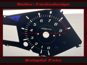 Tachoscheibe für Yamaha T-Max 530 2014 120 Mph zu 200 Kmh