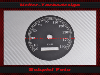 Speedometer Disc for Harley Davidson FXDL Dyna Low Rider 1996 to 2000 Ø80 Mph to Kmh