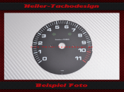 Tachometer dial for Porsche 911 964 993 without on-board...