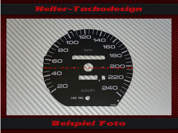 Speedometer Disc for Audi 100 C4 S6 240 Kmh