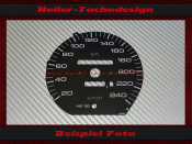 Speedometer Disc for Audi 100 C4 S6 240 Kmh