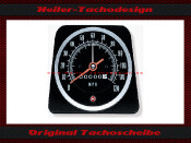 Tacho Aufkleber Chevrolet Camaro RS / SS 1969 120 Mph zu...