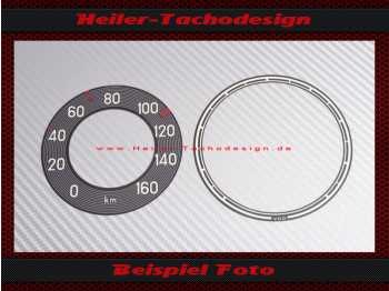 Speedometer Disc for Mercedes 170V oder 170S W136 W187 W191 160 Kmh