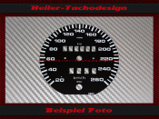 Speedometer Disc for VW Golf 2 GTI 16V Scirocco 2 GTX 16V...