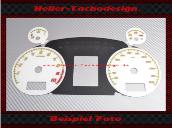 Tachoscheiben für Lamborghini Gallardo LP570-4 Superleggera 210 Mph zu 340 Kmh 10000 UPM