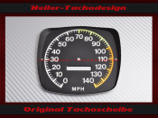 Tacho Aufkleber für AMC American Motors Corporation Javelin 1971 140 Mph zu 220 Kmh