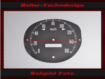 Speedometer Sticker for Dodge D100 1977 100 Mph to 160 Kmh
