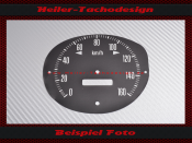 Speedometer Sticker for Dodge D100 1977 100 Mph to 160 Kmh