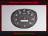 Speedometer Sticker for Dodge D100 1977 100 Mph to 160 Kmh