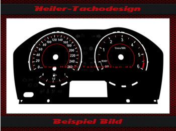 Speedometer disc for BMW 1 Series 2 Series X1 F20 F21 F22 F23 F45 F46 F48 Sport 160 Mph to 260 Kmh 6000 UPM