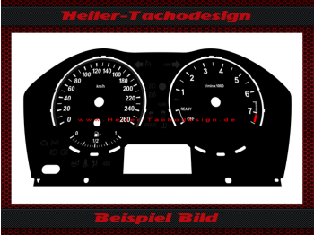 Speedometer disc for BMW 1 Series 2 Series X1 F20 F21 F22 F23 F45 F46 F48 160 Mph to 260 Kmh 7500 UPM