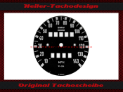 Speedometer Disc for BMW R90 S JG 1973 Mph to Kmh
