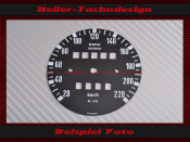 Speedometer Disc for BMW R90 S JG 1973 220 Kmh