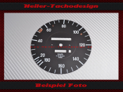 Tachoscheibe für Mercedes W107 R107 380 SL elektronischer Tacho 180 Kmh verlängert Mph zu Kmh