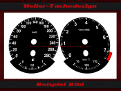 Speedometer Disc for BMW E60 E61 Petrol 280 to 7,5 with...