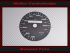 Speedometer Disc for Porsche 911 964 993 Switch 6 Clock Position 330 Kmh
